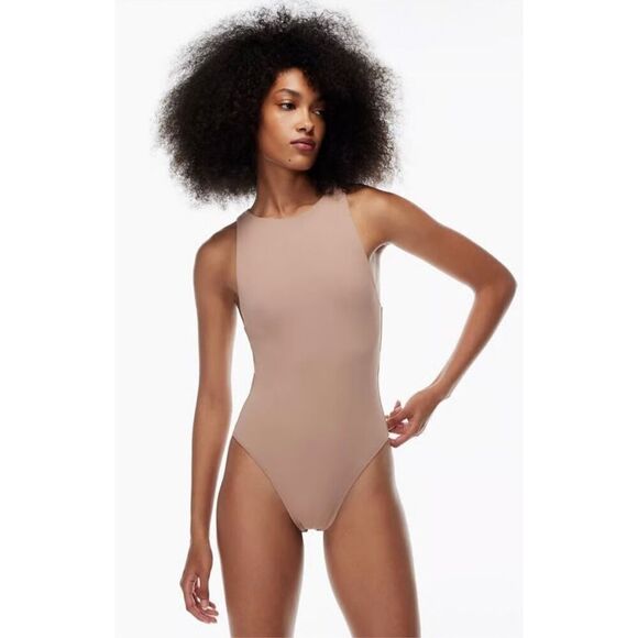 Aritzia Babaton Contour '90s High-crewneck Bodysuit Size M - Picture 1 of 11